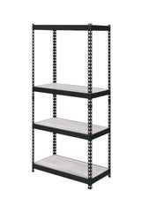 Decmus Natural & Black Finish Bookshelf