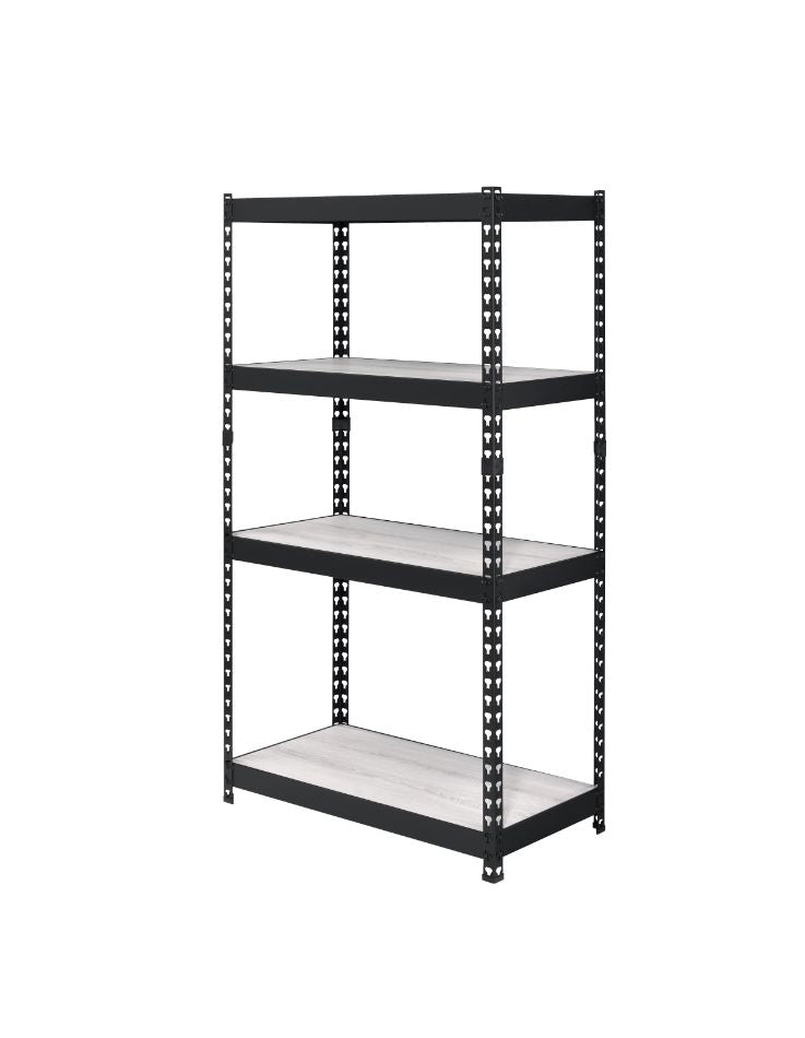 Decmus Natural & Black Finish Bookshelf