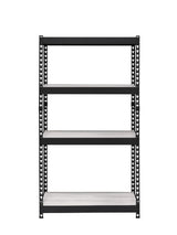 Decmus Natural & Black Finish Bookshelf