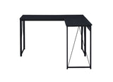 Zetri Black Finish Writing Desk