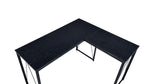 Zetri Black Finish Writing Desk