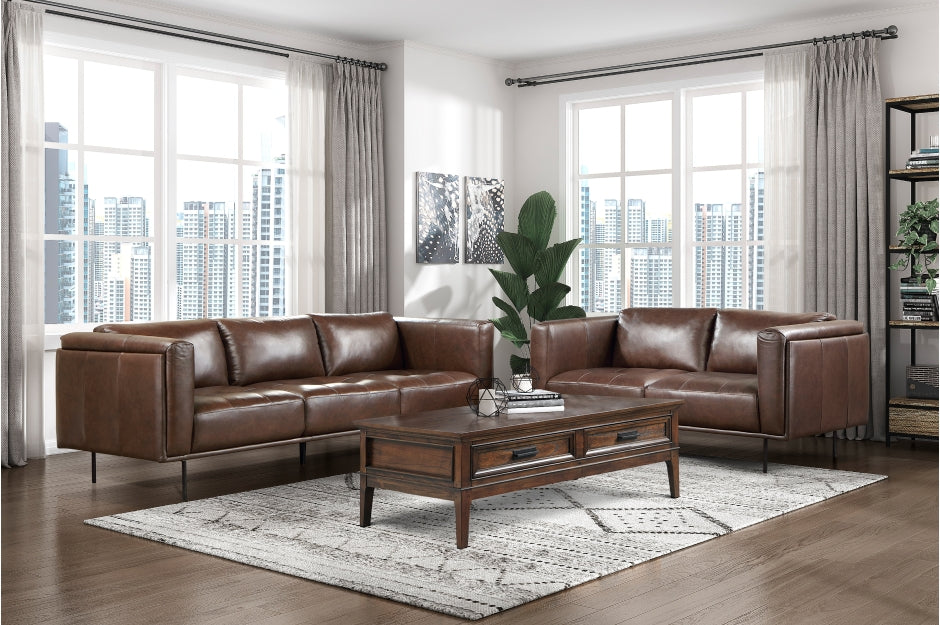 Soren Brown Living Room Set