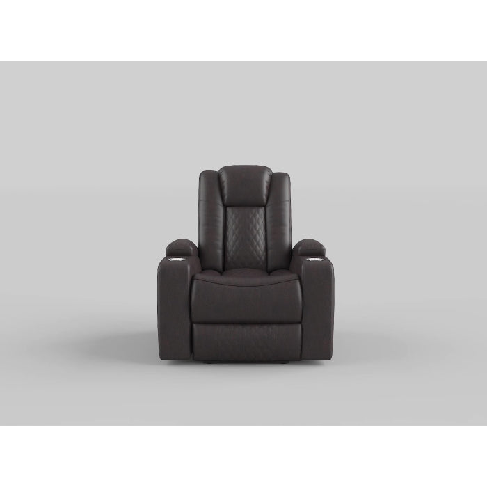 Caelan Dark Brown Power Reclining Chair