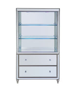 Persis Mirrored W/Led Finish Bookshelf