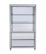 Persis Mirrored W/Led Finish Bookshelf