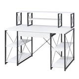 Amiel White & Black Finish Writing Desk