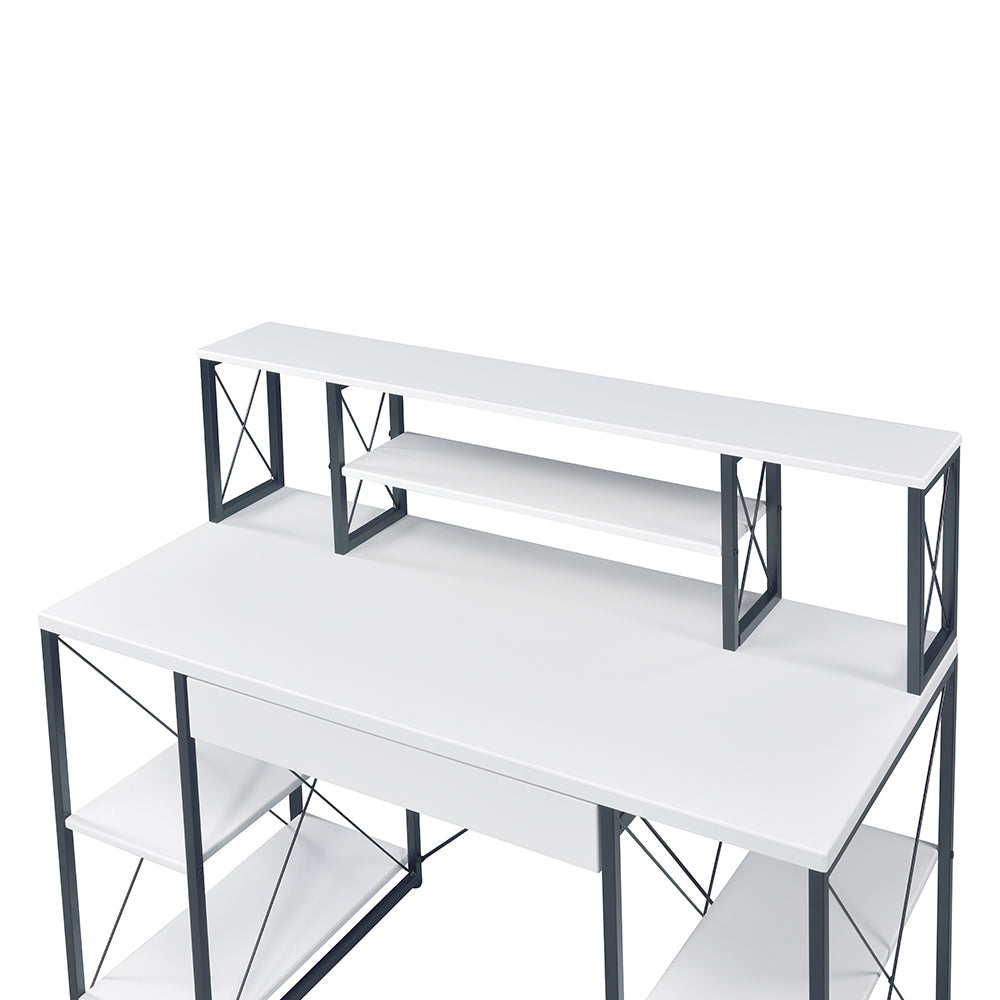 Amiel White & Black Finish Writing Desk