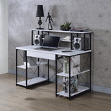 Amiel White & Black Finish Writing Desk