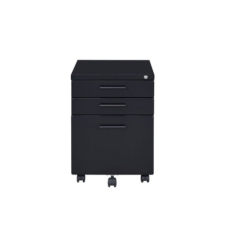 Peden Black Finish File Cabinet