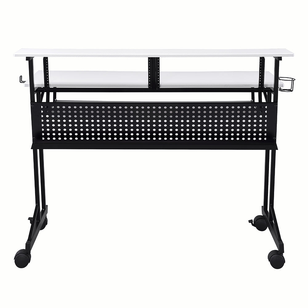 Suitor White & Black Finish Music Desk