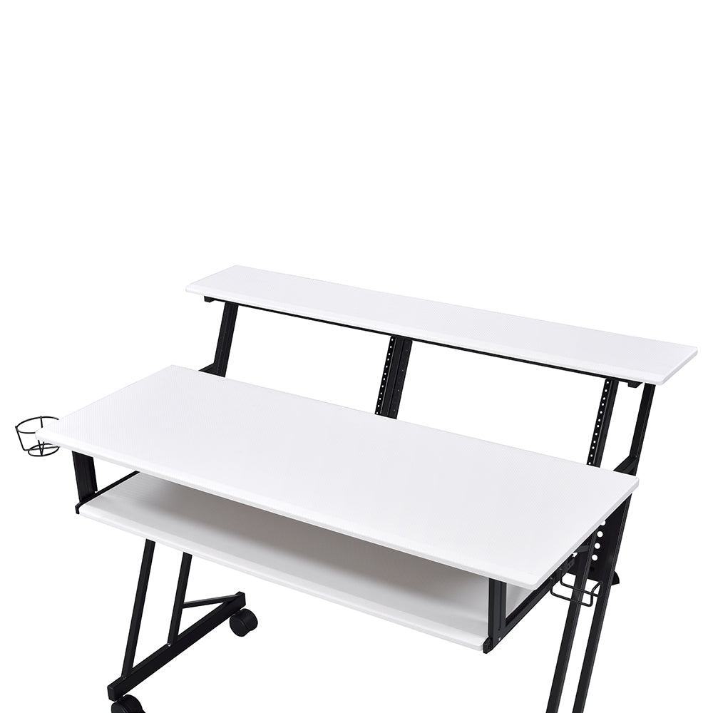 Suitor White & Black Finish Music Desk