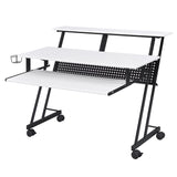 Suitor White & Black Finish Music Desk