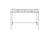 Canine Mirrored And Chrome Finish Writing Desk