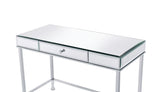 Canine Mirrored And Chrome Finish Writing Desk