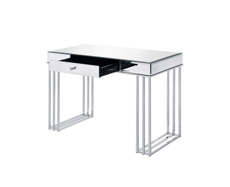 Critter Mirrored And Chrome Finish Writing Desk