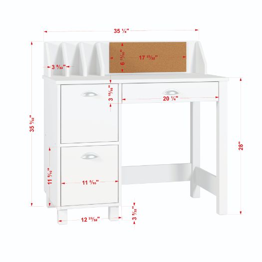 Billie White Finish Writing Desk