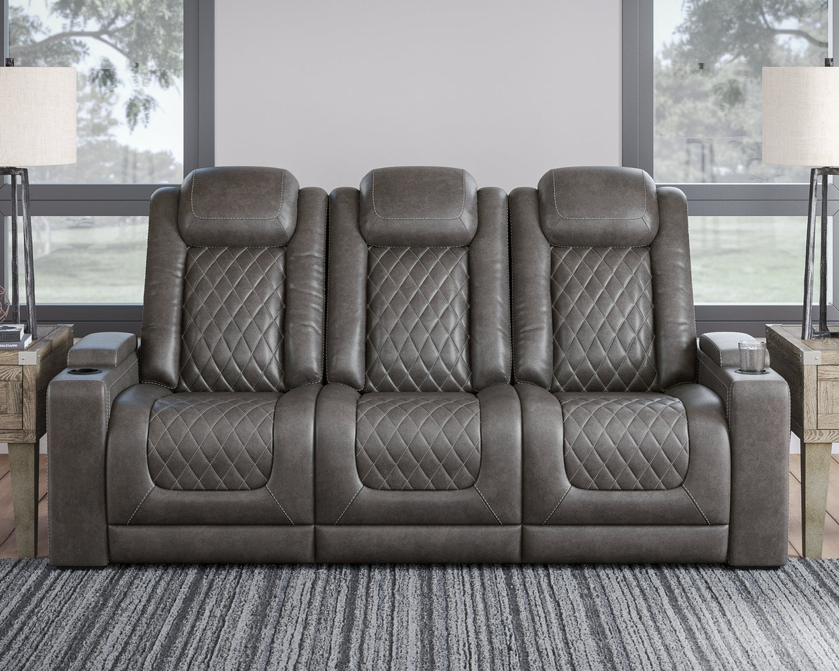 HyllMont Power Reclining Sofa, Loveseat and Recliner