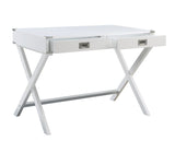 Amenia White Finish Writing Desk