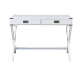 Amenia White Finish Writing Desk