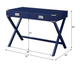 Amenia Navy Blue Finish Writing Desk