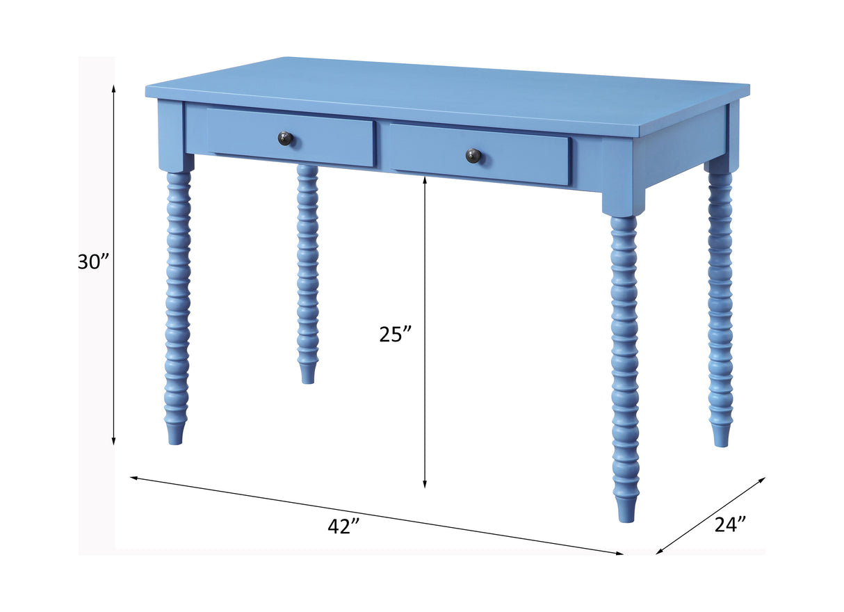 Altmar Blue Finish Writing Desk