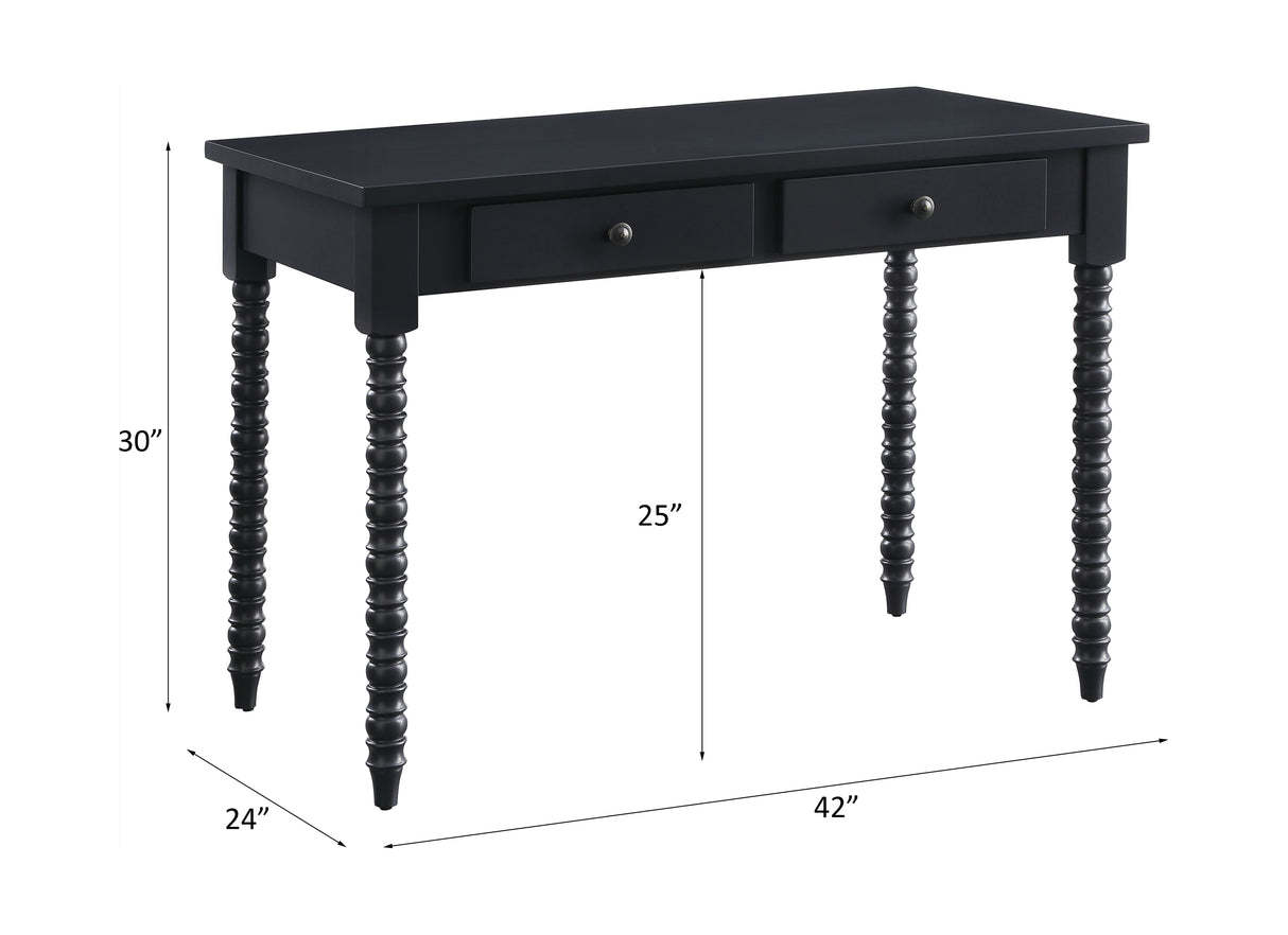 Altmar Charcoal Finish Writing Desk