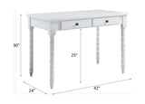 Altmar White Finish Writing Desk