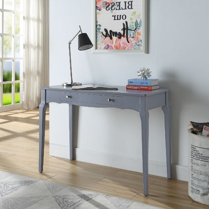 Alsen Gray Finish Writing Desk