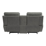 Clifton Double Glider Reclining Love Seat With Center Console