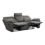 Clifton Double Reclining Sofa With Center Drop-Down Cup Holders