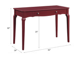 Alsen Red Finish Writing Desk