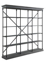 Rukia Gray & Black Finish Bookshelf