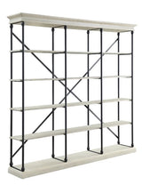 Rukia White & Black Finish Bookshelf