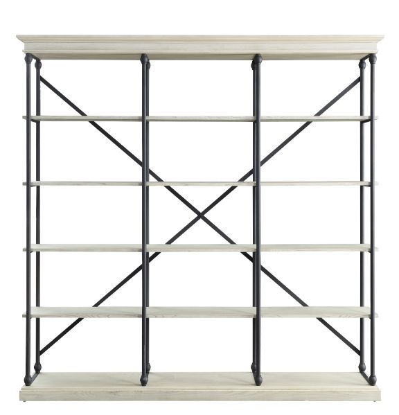 Rukia White & Black Finish Bookshelf