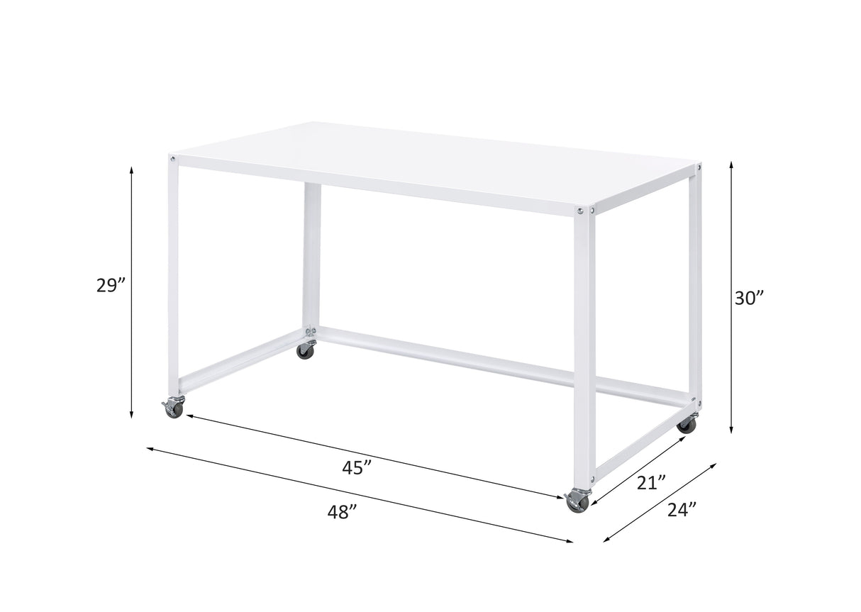 Arcano White Finish Writing Desk