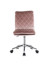 Aestris Pink Velvet Office Chair