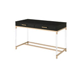 Adiel Black & Gold Finish Desk