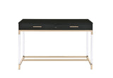 Adiel Black & Gold Finish Desk