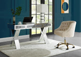 Noralie Mirrored & Faux Diamonds Writing Desk