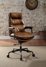 Crursa Sahara Leather Office Chair