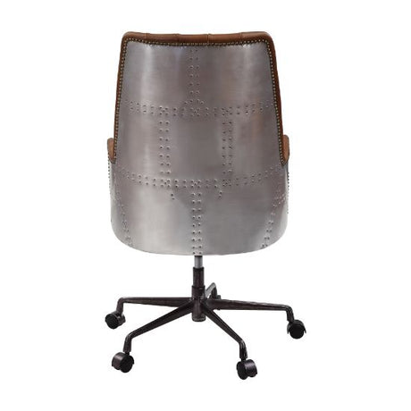 Salvol Sahara Top Grain Leather & Aluminum Office Chair