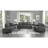 Elmont Exposed Feet With Faux Wood Chaise