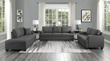 Elmont Exposed Feet With Faux Wood Chaise