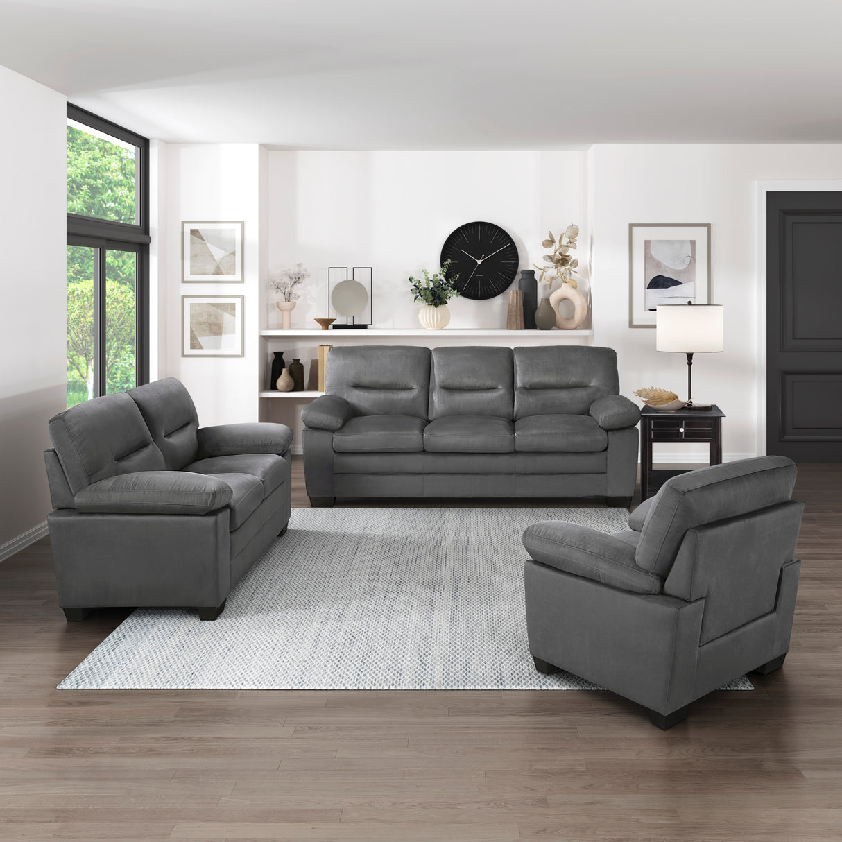 Keighly Dark Gray Sofa