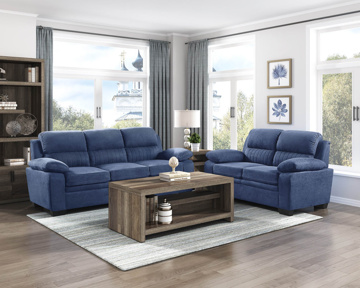 Holleman 2Pc Set: Sofa, Love