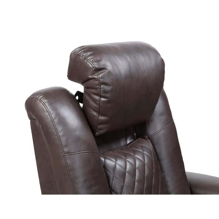 Caelan Dark Brown Power Reclining Chair