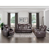 Caelan Dark Brown Power Reclining Chair