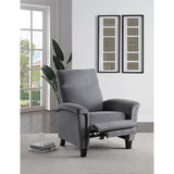 Weiser Exposed Wood Feet With Dark Brown Push Back Reclining Chair