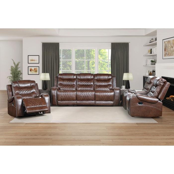 Putnam Brown Swivel Reclining Chair