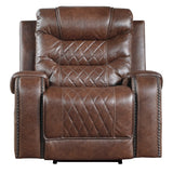 Putnam Brown Power Reclining Chair